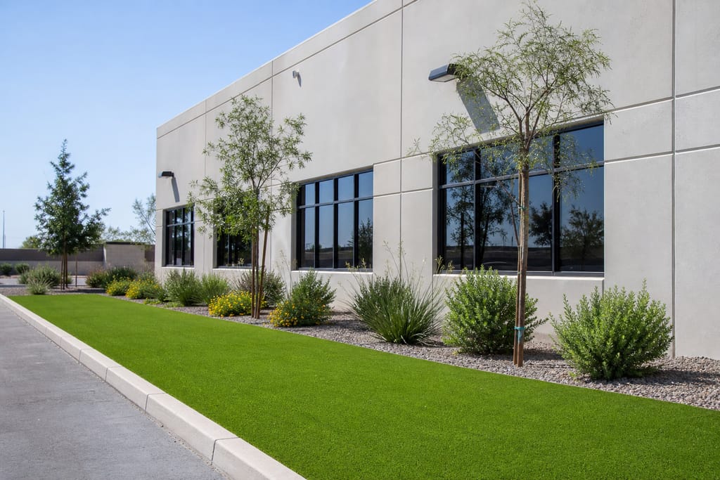 Commercial Property Turf Maintenance photo